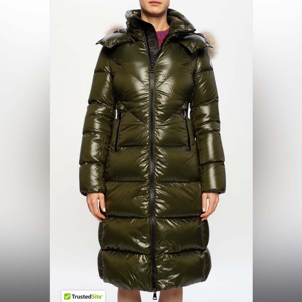 MONCLER Ribafur quilted down coat